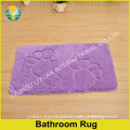 Customized shaggy bathroom rug